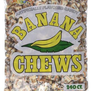 Albert's Fruit Chews - Banana Flavor 1.53 Pounds (240 Candies)