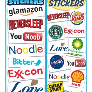 Satire Vending Stickers