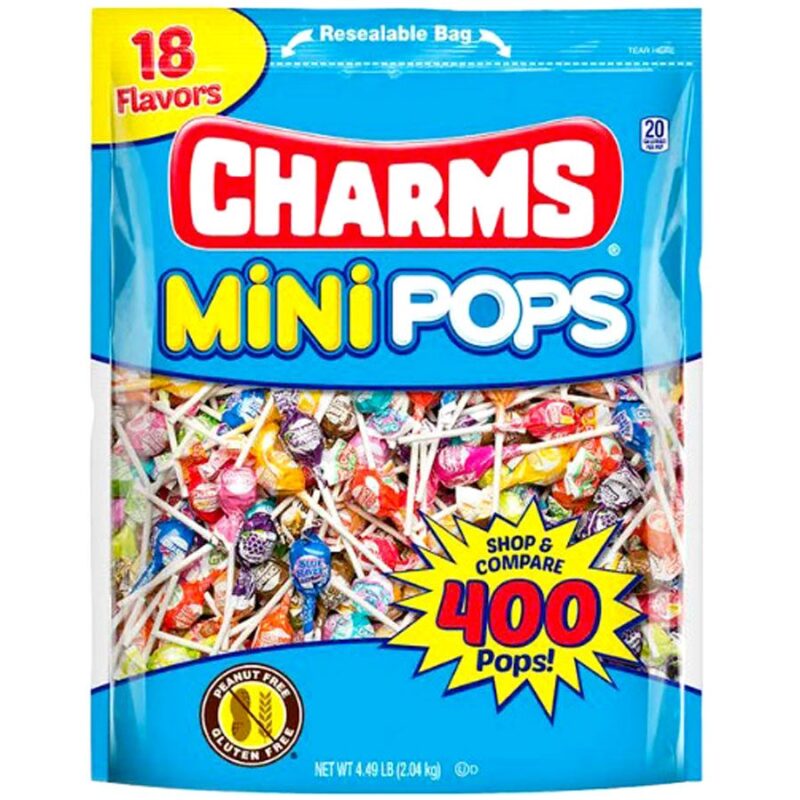 Charms Mini Pops Asst. Flavors (400 Pcs.)