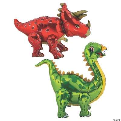 Dinosaur Mylar Balloon Centerpieces