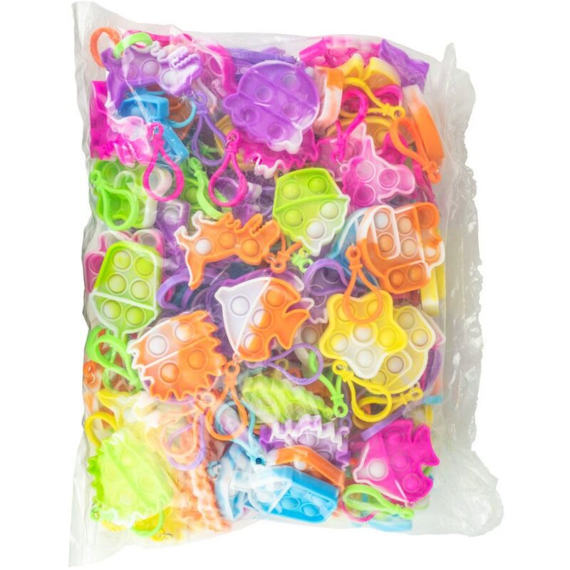 Fidget Poppers Bulk 100Pcs - Poppers Back Bag Shot