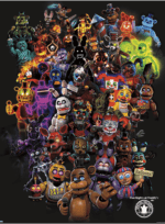 Five Nights At Freddy's Poster Mosaics Asst (12pcs)