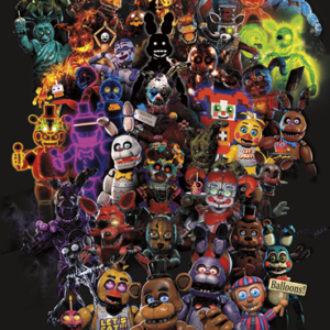 Five Nights At Freddy's Poster Mosaics Asst (12pcs)