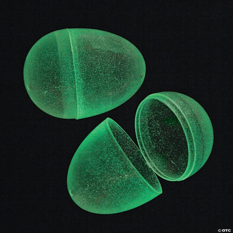 Glow-in-the-Dark Plastic Easter Eggs