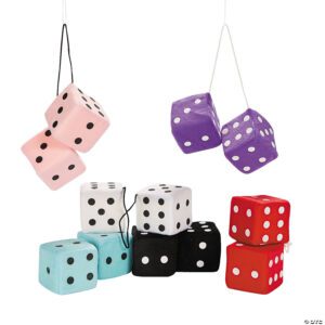 Hanging Stuffed Dice