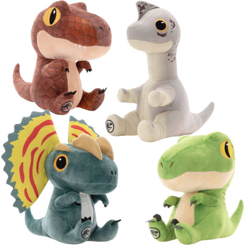 umbo Jurassic Park Dinosaur Plush Asst. (5 Pcs.)