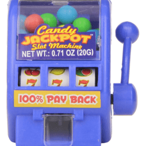 Kidsmania Candy Jackpot Slot Machine Candy Dispenser, 0.7-Ounce Candy-Filled Dis