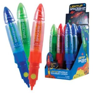 Light-Up Spaceship Squeeze Candy