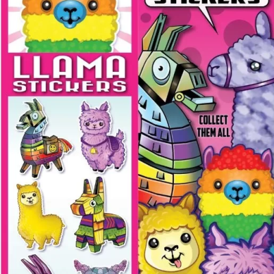 Llama Flat Vending Stickers (300 Pcs.)