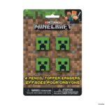 Minecraft Pencil Top Erasers (60 Pcs.)