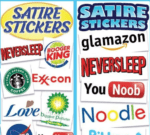 Business Satire Vending Stickers (300 Pcs.)