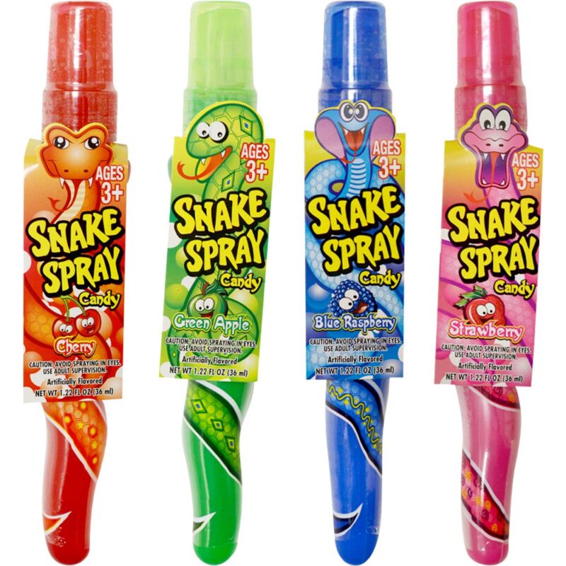 Snake Candy Spray Asst. Flavors (16 Pcs.)