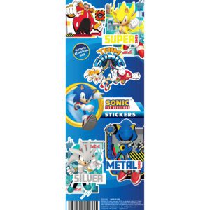 Sonic The Hedgehog Stickers Display Card