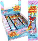 Sour Power Candy Straws Cotton Candy 1.75 oz (Pack of 24)