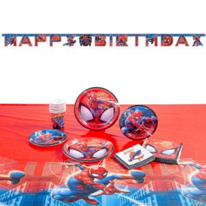 Spider-Man party tableware kit