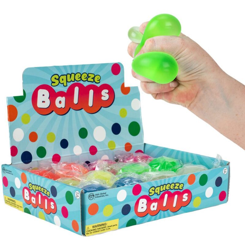 Squeezy Sugar Balls Asst. Box (12 Pcs.)