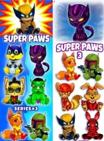 Super Paws Stickers Series #3