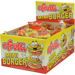 efrutti mini burgers gummy candy