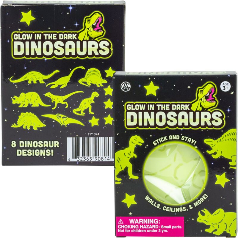 glow in the dark dinosaur stickers