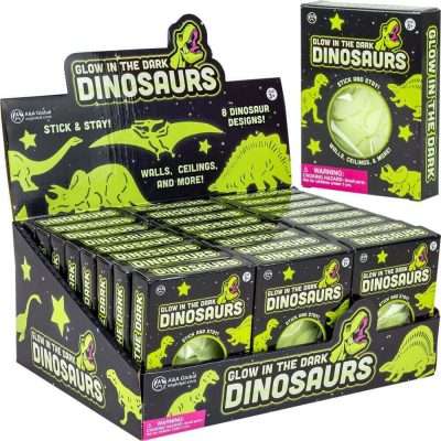 Glow-in-the-dark Dinosaur Stickems (24 Pieces)
