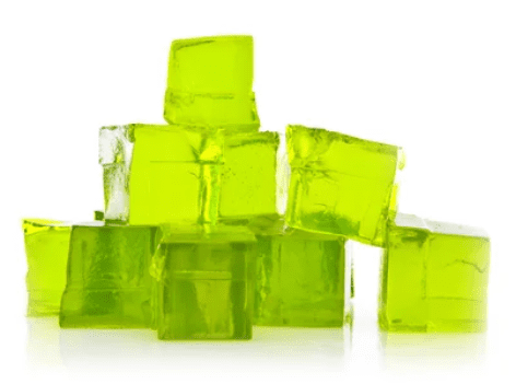 minecraft jello cubes green