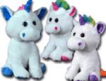 11″ Deluxe Unicorn Plush - 48 CT