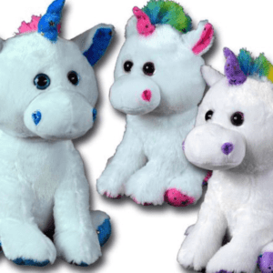 11″ Deluxe Unicorn Plush - 48 CT