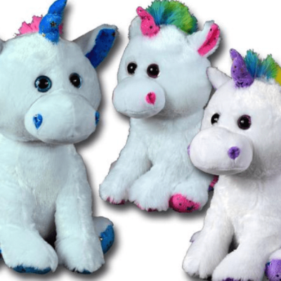 11″ Deluxe Unicorn Plush - 48 CT