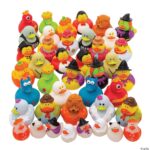 300 Bulk Vinyl Halloween Rubber Duck Assortment