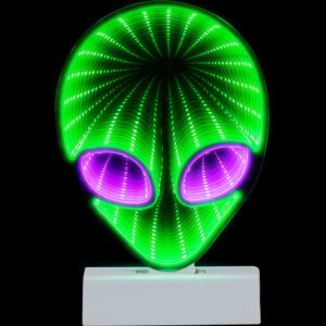 Alien Tunnel Lamp 8in