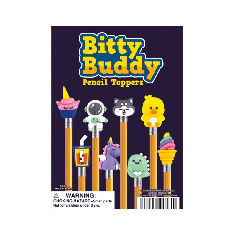 Bitty Buddy Pencil Toppers Display