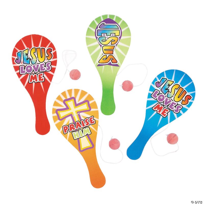 Christian Paddleball Game Asst. Paddles