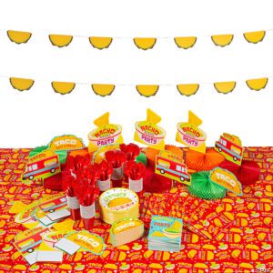 Fiesta Party Table Kit for 96 People (614 Pcs.)