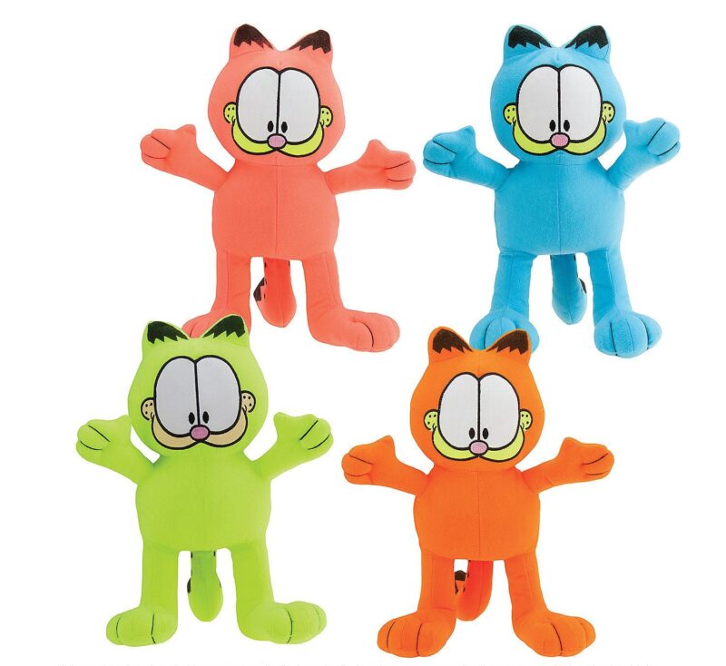 Garfield Neon Stuffed Characters