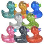 Glitter Rubber Ducklings 1.75 inch (100 Pcs.)