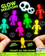 Glow in the Dark Squishy Skeletons