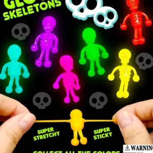 Glow in the Dark Squishy Skeletons