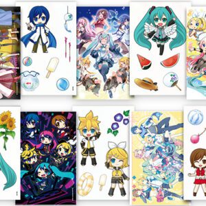 Hatsune Miku Anime Stickers – 300-Pack