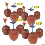 Hawaiian Luau Party Coconut Cups (72 Pcs.)