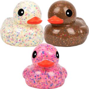 Ice Cream Sprinkled Ducks 6in (12 Pcs.)