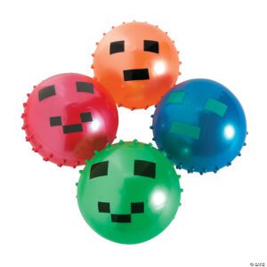 Inflatable Minecraft Pixel Spike Balls (240 Pcs.)