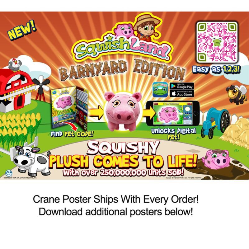 Jumbo Sqwishland Farm Series 36Pcs - Sqwishland Farm Animals Poster Shot