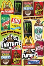 Junk Food Doody Stickers #1