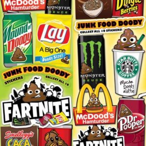 Junk Food Doody Stickers #1