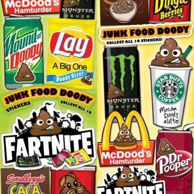 Junk Food Doody Stickers #1