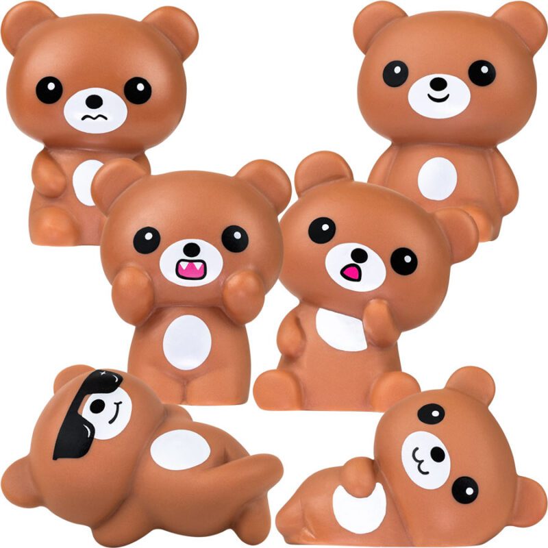 Kawaii Brown Bears 2.5in Toys (50 Pcs.)