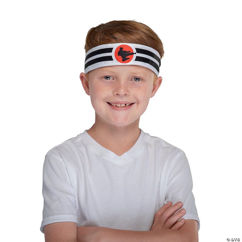 Kids Ninja Headbands Karate Tie-On