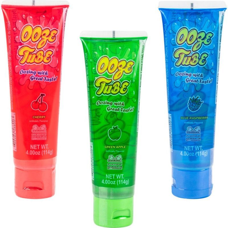 Kidsmania Ooze Tubes 4Oz 12 Pack Front Shot