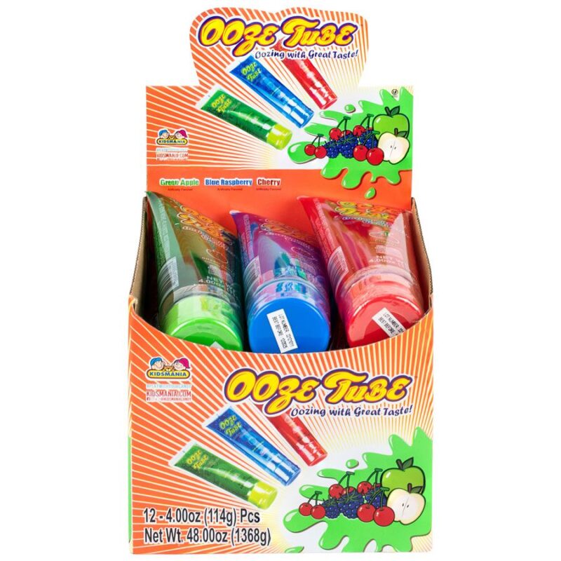 Kidsmania Ooze Tubes 4Oz 12 Pack - Kidsmania Ooze Tubes 4Oz 12 Pack