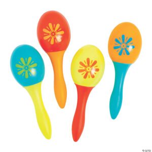 Mexican Fiesta Party Maracas Asst. (156 Pcs.)